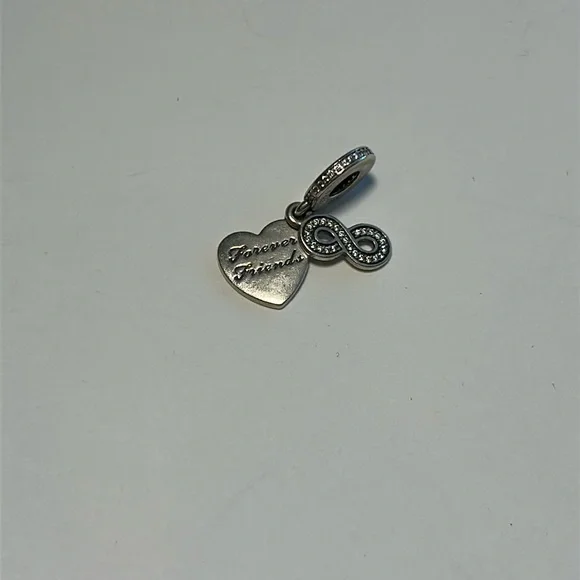 Pandora Jewelry Pandora Forever Friends Dangle Charm Heart 925